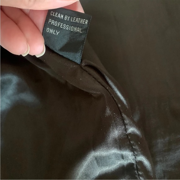 Vintage Brown Long Leather Coat Open Trench  Size Med/large 80s No Size Tag - Picture 7 of 12